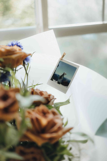 Evening Letter bouquet on a table near a sunny window — Portland florist, local flower delivery